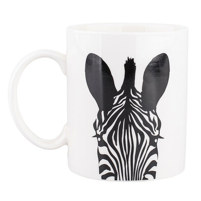Altom Kubek do kawy i herbaty porcelanowy 300 ml, Zebra