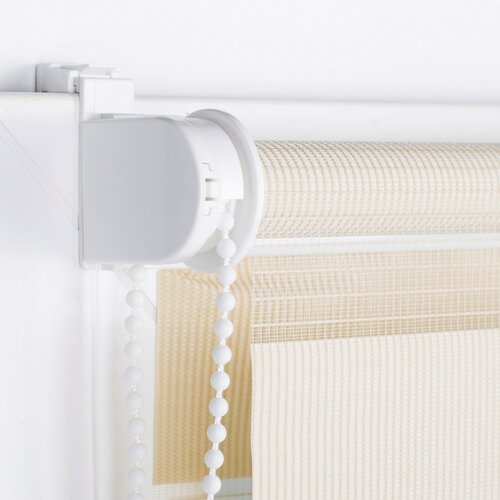 Рулонна штора ДЕНЬ і НІЧ кремова, 68 x 210 см