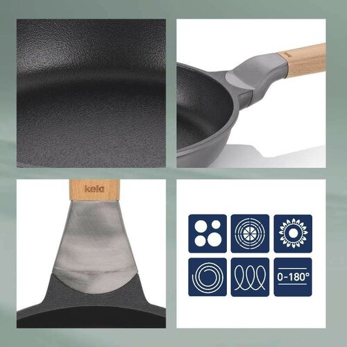 Kela ponev VITANA, litega aluminija, siva, 32 cm