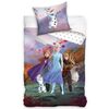 Carbotex Дитяча бавовняна постільна білизна Крижане королівство Magic, 140 x 200 см, 70 x 90 см