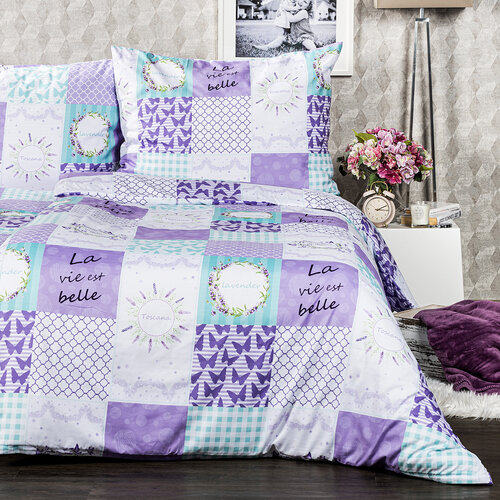 4Home Постільна білизна Lavender мікро, 140 x 200 см, 70 x 90 см
