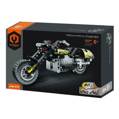 Stavebnice iM.MASTER motorka na zpětnénatažení, 183 dílků