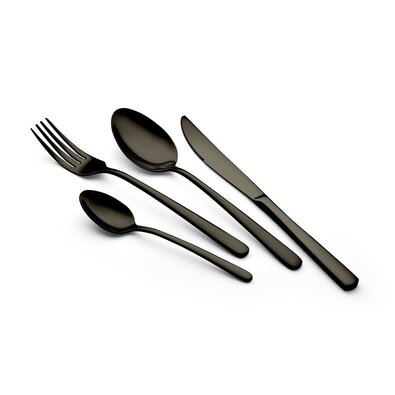 Berlinger Haus Set tacâmuri Black, 16 piese Mirror Collection