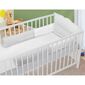 Bellatex Crib Mantinet cilindru Rectangles gri,240 cm