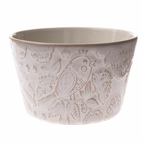 Keramikschale Bird, 550 ml, weiß