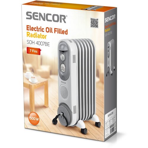 Sencor SOH 4007BE elektryczny grzejnik olejowy