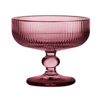 Altom Glas-Eisbecher Selena 310 ml, Rosa, 6er Set