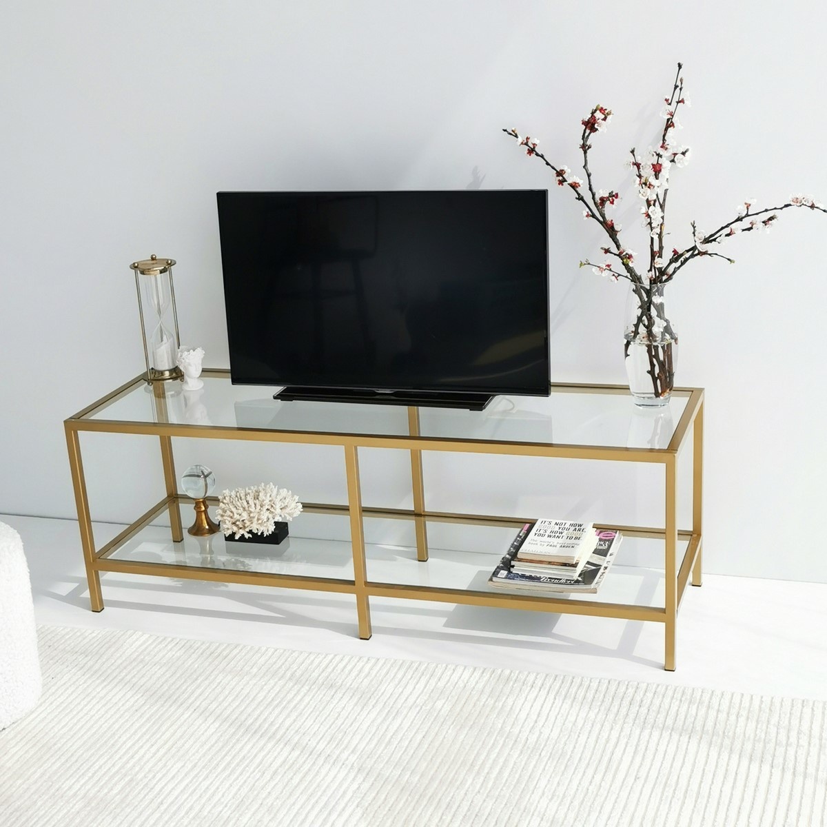 Televízny stolík Basic Gold