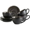 Mäser Set de cești de cafea cu farfurioare Niara Organic 4+4 buc.