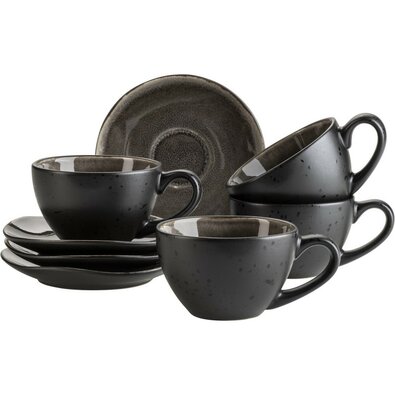 Mäser Niara Organic kávéscsészék és csészealjak szett 4+4 db