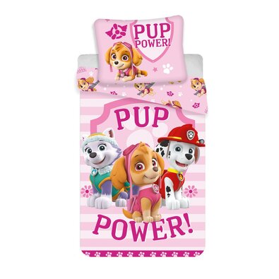 Бавовняна простирадло в дитяче ліжечко Paw Patrol122 baby, 100 x 135 см, 40 x 60 см