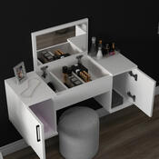 Măsuță cosmetică Mercan White