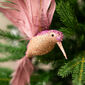 Decorațiune de Crăciun suspendată Colibri,vișiniu, 20 x 20 x 7 cm