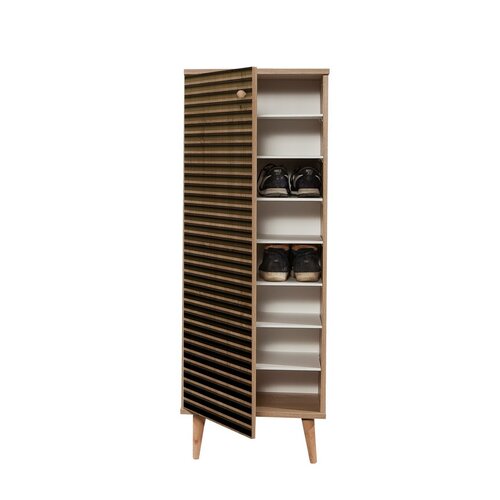 Skrinka na topánky Mega Sonoma Oak Stripes