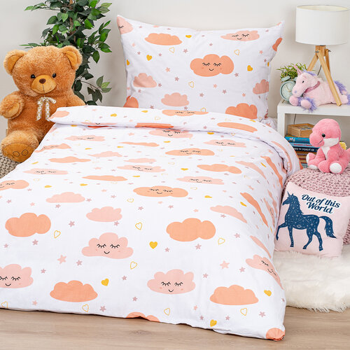 4Home Bavlněné povlečení Pink Clouds, 140 x 200 cm, 70 x 90 cm