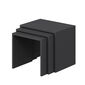 Alya Anthracite kisasztal, 3 db