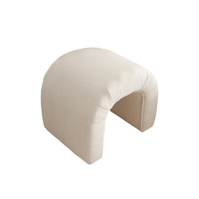 Polsterhocker Nu Teddy Cream