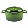 Oală din fontă LAVA Metal, diametru 20 cm, verde,2,6 l