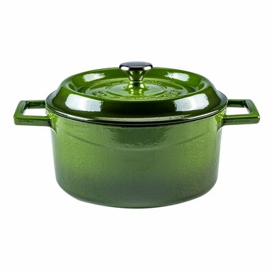 LAVA Metal öntöttvas edény, átmérő 20 cm, zöld, 2,6 l