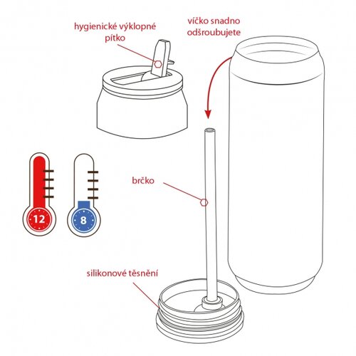 Orion Thermosdose Berge, 0,7 l