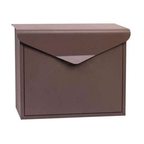 Stalowa skrzynka pocztowa BK.57.H, brązowy