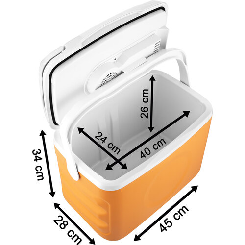 Sencor SCM 1122 Lodówka samochodowa 22 l, pomarańczowy