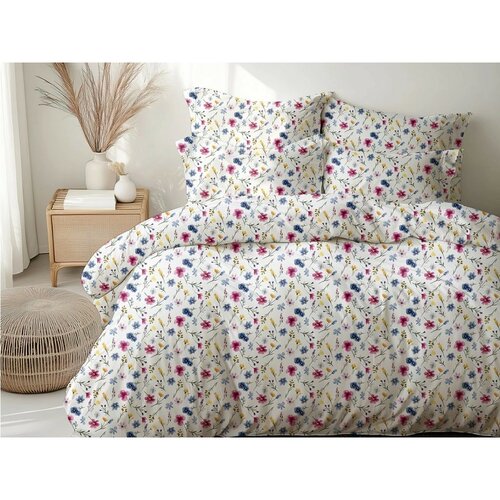 Set lenjerie de pat din bumbac Stanex Vara,140 x 200 cm, 70 x 90 cm