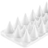 4-delni set proti pticam, plastika bela, 50 x 4,5cm