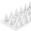 4-delni set proti pticam, plastika bela, 50 x 4,5cm