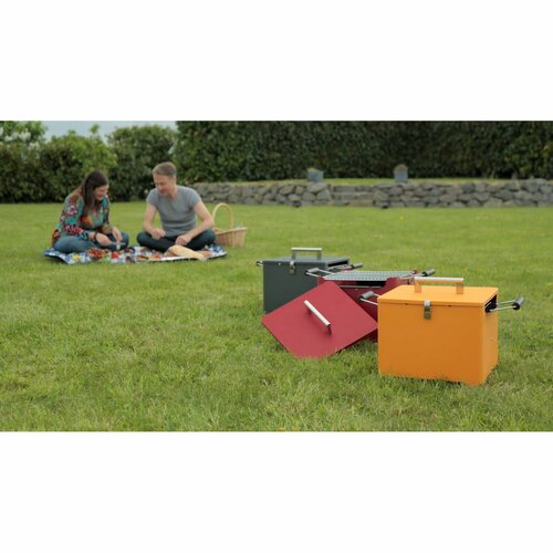 Tepro 1144 Grill Chill&Grill Cube, oranžna, 54x 3 6 x 35 cm