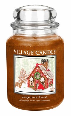 Village Candle Vonná svíčka Perníková chaloupka  - Gingerbread House, 645 g