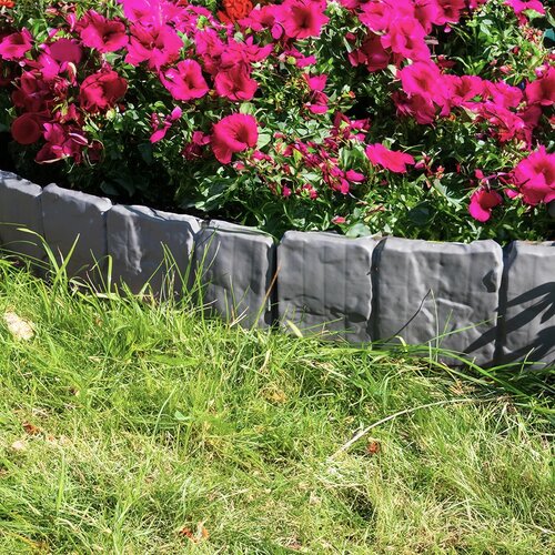 4Home Vrtna palisada - robnik Stone, 2,5 m