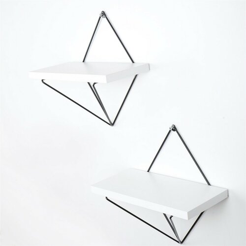 Set de rafturi Black and White, 2 buc.