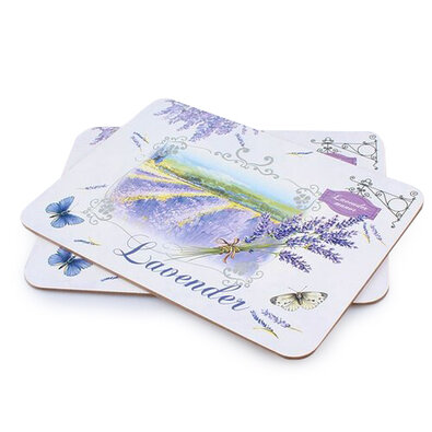 Kork-Tischset Lavendel, 29 x 21 cm, 2er-Set