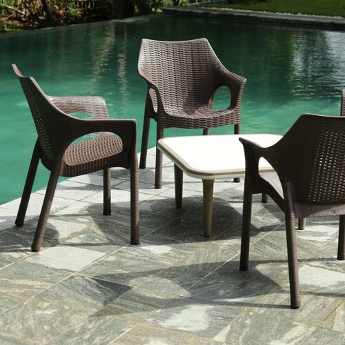 Kunstrattan-Sessel Cambridge Dark Brown  61 x 54 x 80 cm