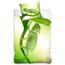 Pościel bawełniana Zielony Kameleon, 140 x 200 cm, 70 x 90 cm