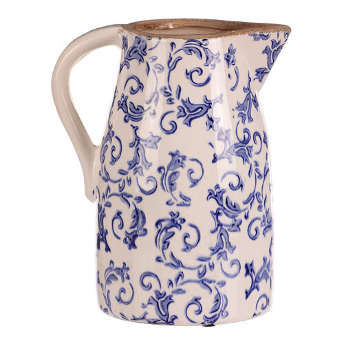 Ceramiczny dzban w stylu retro, 20 x 16 x 24 cm