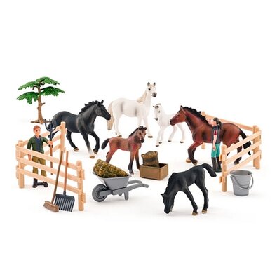 Faunica konjski set z lipicanskim konjem