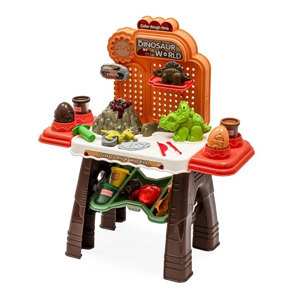 Baby Mix Detský stolík Dinosaurí svet, 58 x 66,5 x 24,5 cm
