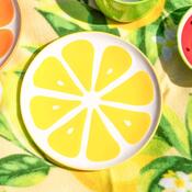 Altom Sada keramických talířů Tropicana citron 20 cm, 2 ks