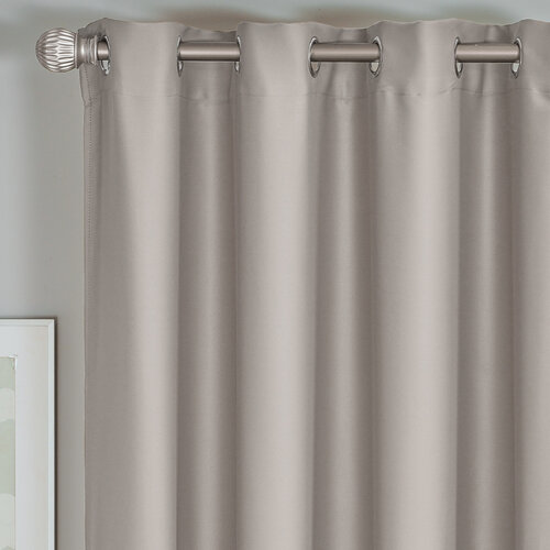 4Home Vorteilsset Verdunkelungsvorhang Dublin beige, 150 x 250 cm, 2 Stück