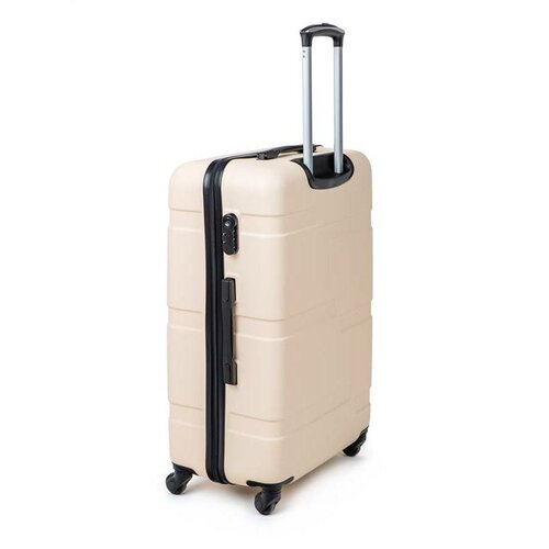 Set de 3 valize de călătorie Pretty UP ABS25, fildeș
