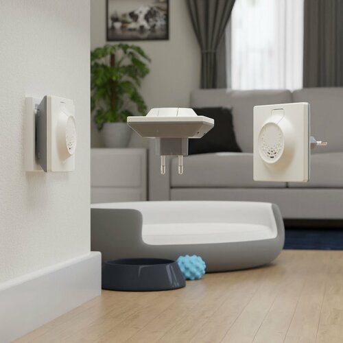 MITELESS® Home Ultrazvukový odpuzovač roztočů pro domácnost, béžová