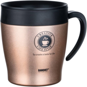 Banquet Podróżny kubek termiczny TAZZA 330 ml, brązowy