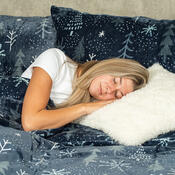 Lenjerie de pat din microflanel 4Home Silent night, 140 x 220 cm, 70 x 90 cm