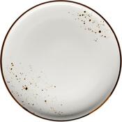 Mäser Płytki talerz Pintar Białe brązowe kropki 27 cm