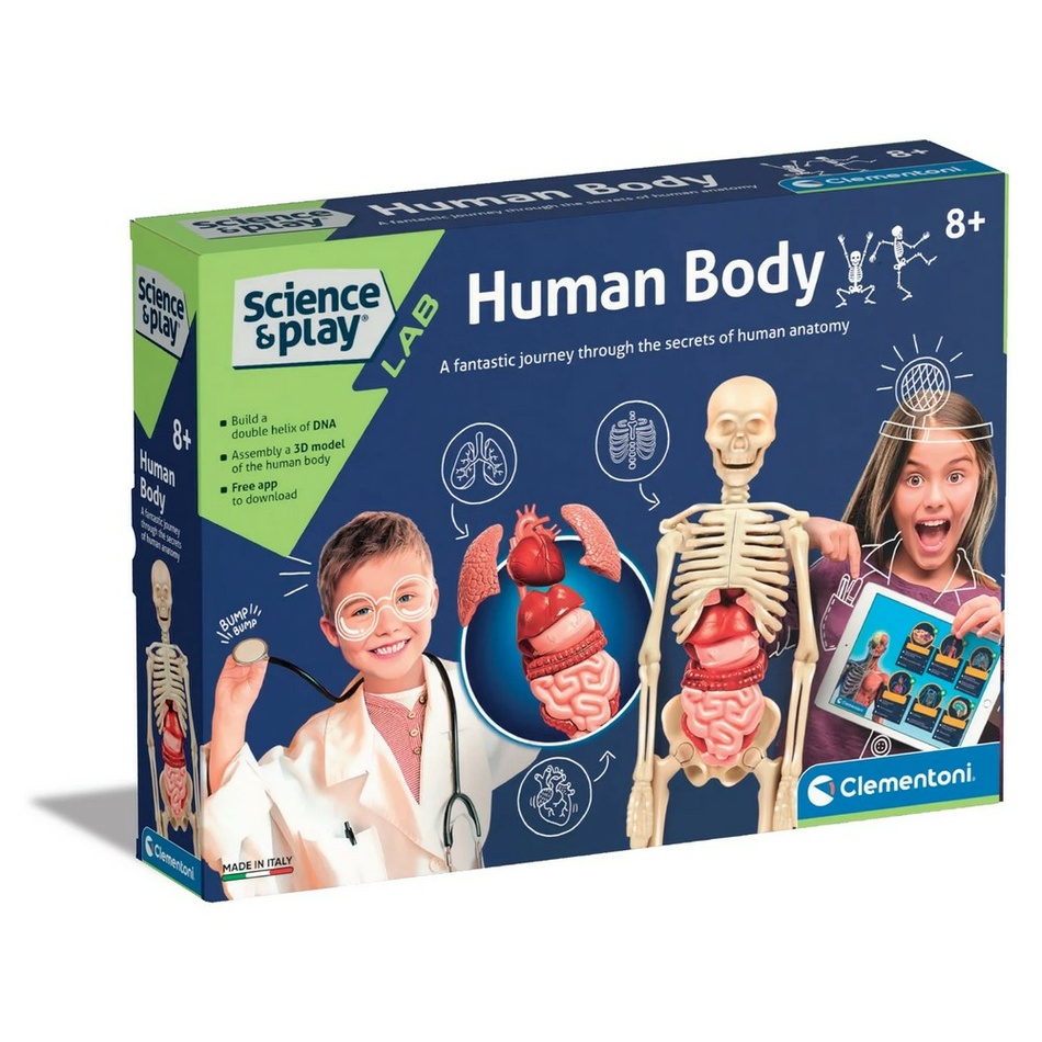 Clementoni Detské laboratórium - ľudské telo