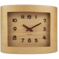 Дизайнерський настільний годинник Karlsson 5961WD22 x 17 см, коричневий