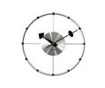 Nástenné hodiny Lavvu Compass LCT1100 strieborná, pr. 31 cm