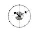 Ceas de perete Lavvu Compass LCT1100 argintiu, diam. 31 cm